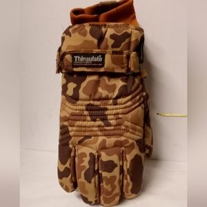 Dolfin Thinsulated Gloves Brown Camouflage  XL  NEW
